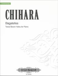 Bagatelles piano sheet music cover